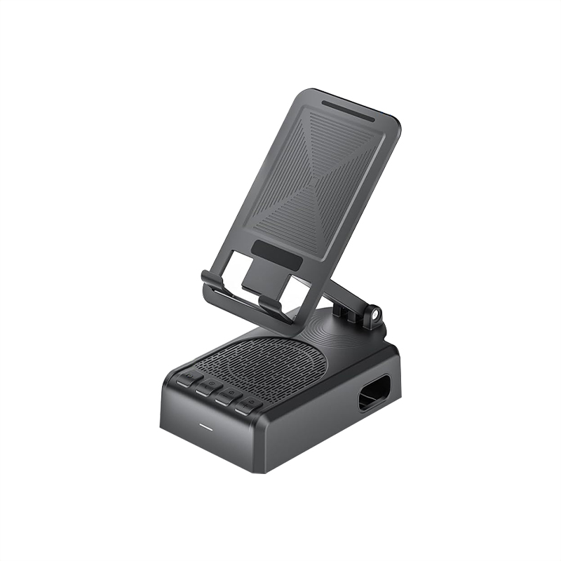 Foldable bluetooth speaker charger with remote control