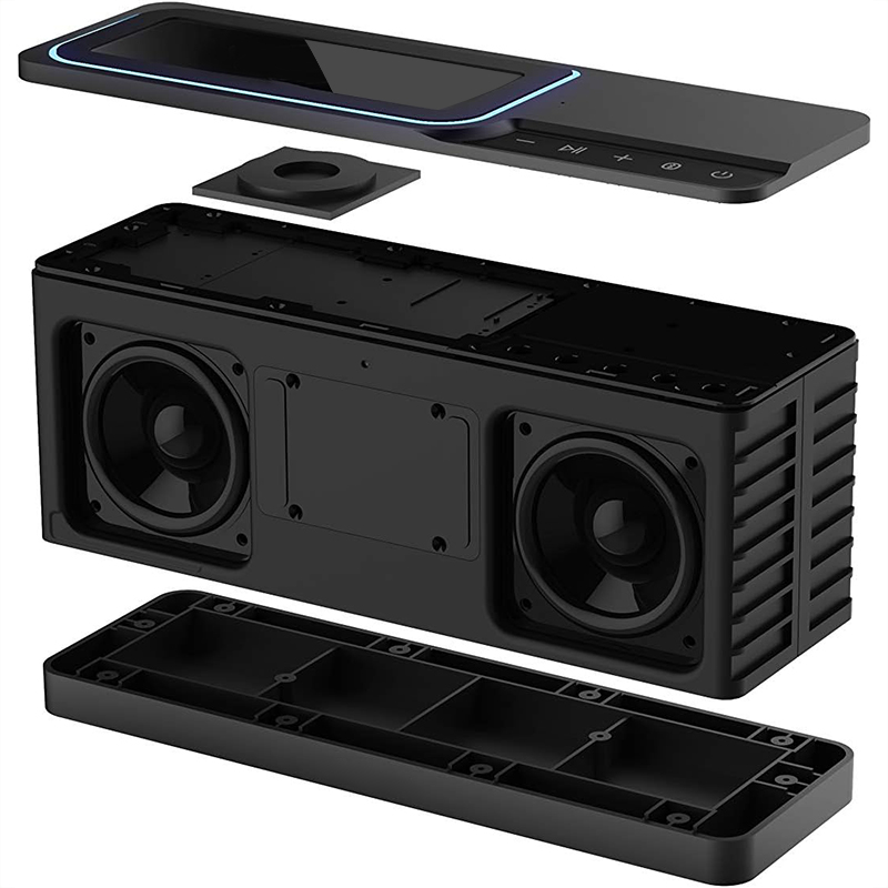 Portable wireless charging bluetooth speaker charger