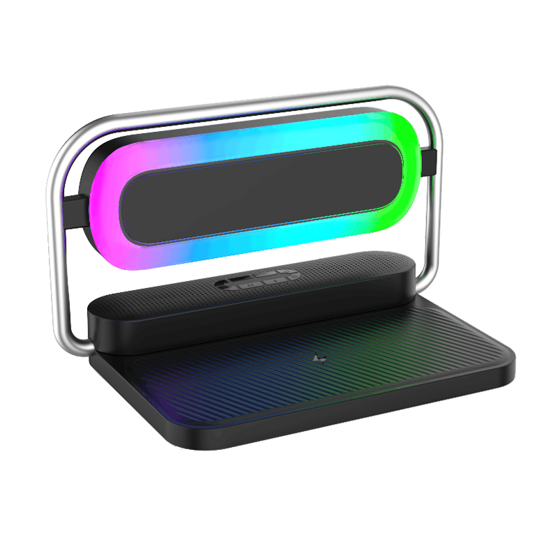Multi-function time display Bluetooth speaker charger