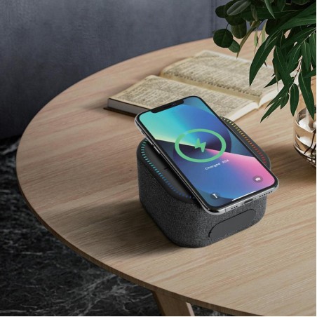 Portable wireless bluetooth speaker charger