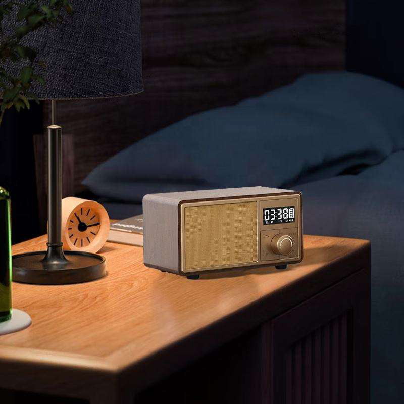 Clock radio bluetooth speaker charger
