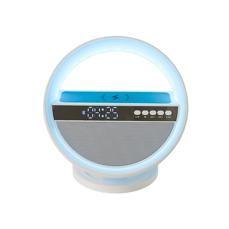 Digital alarm clock wireless bluetooth speaker charger