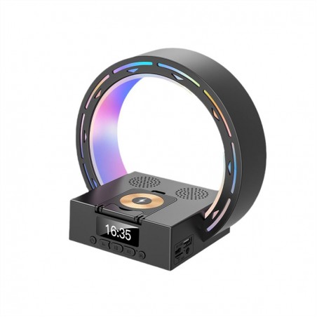 Colorful LED light wireless bluetooth speaker charger