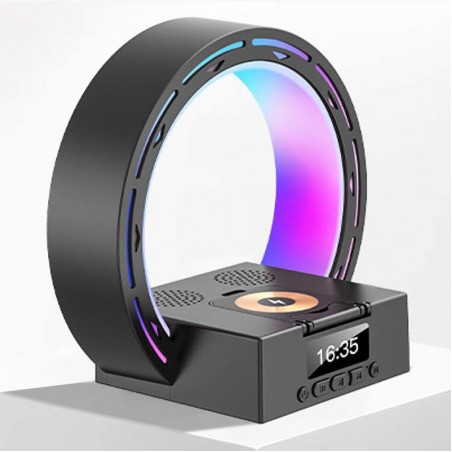 Colorful LED light wireless bluetooth speaker charger