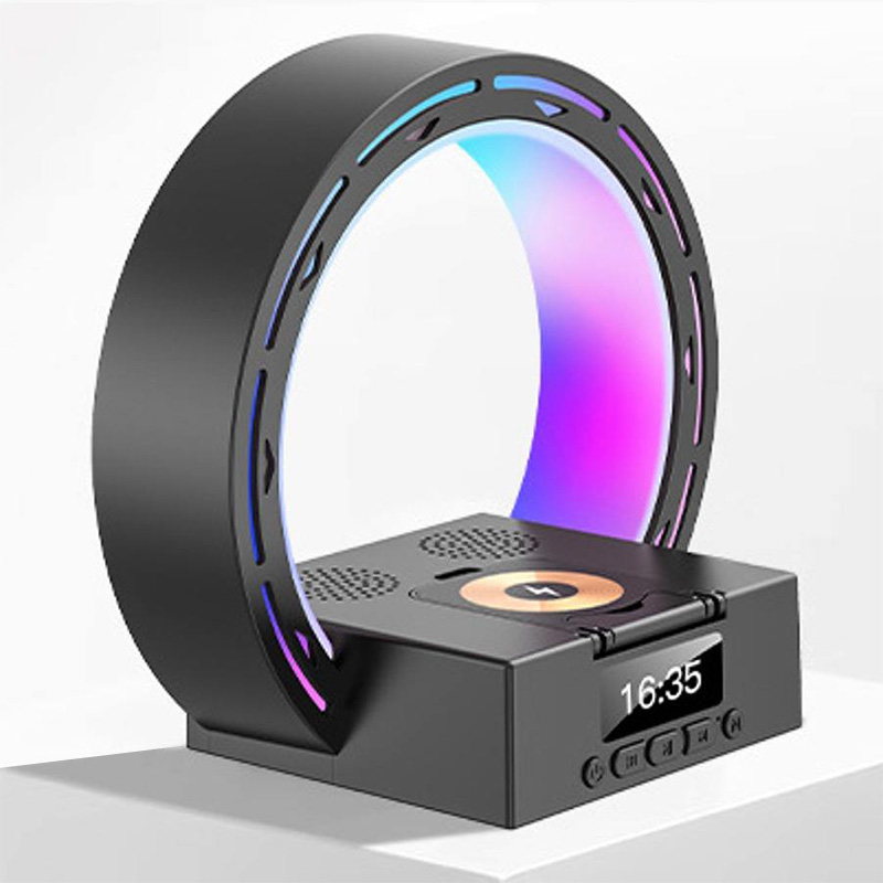 Colorful LED light wireless bluetooth speaker charger