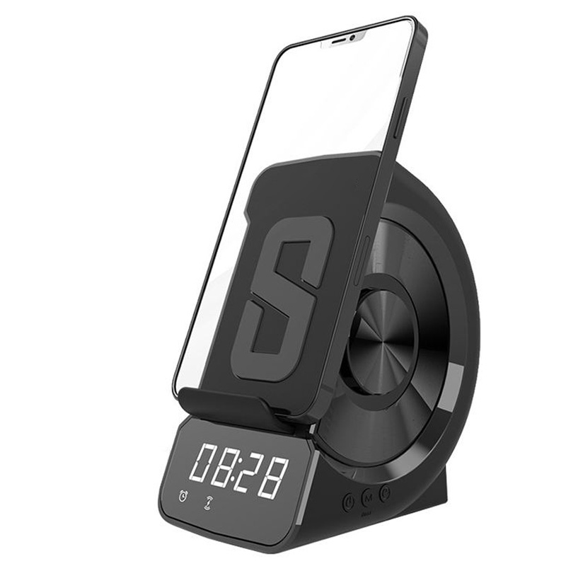 Surround sound alarm clock bluetooth speaker charger