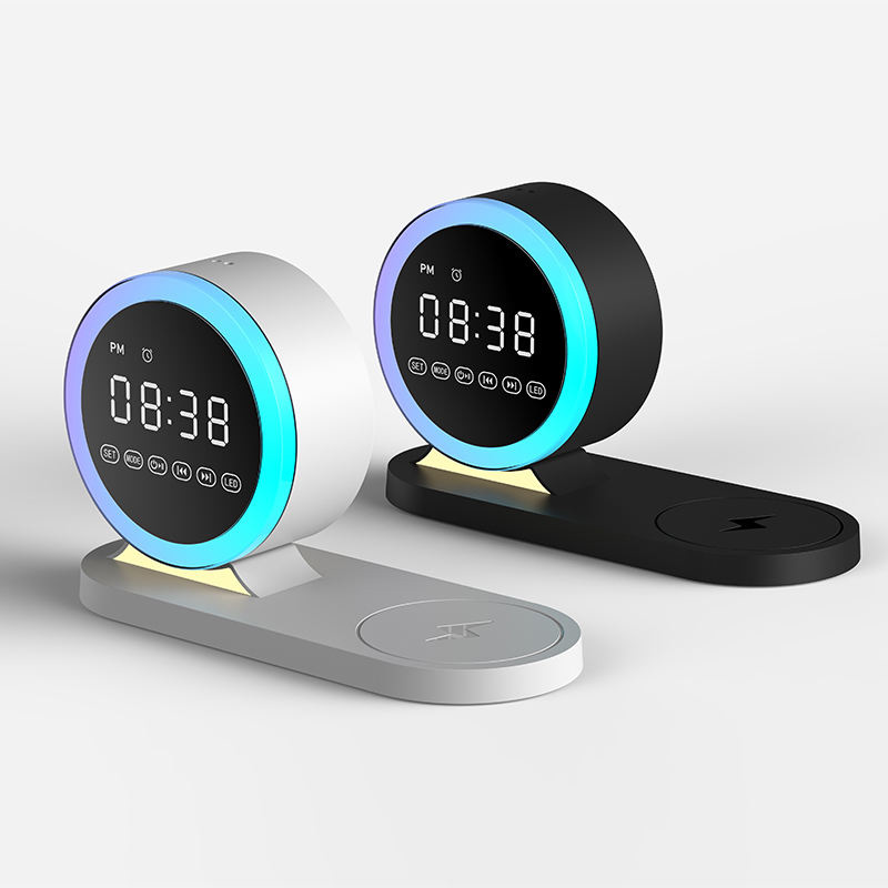 Simple and stylish RGB night light Bluetooth speaker charger
