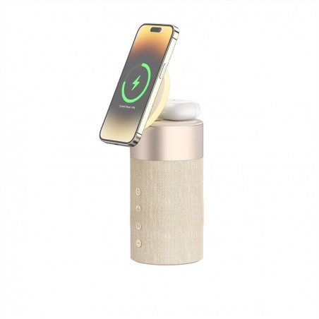 Simple foldable 2 in 1 Bluetooth speaker charger