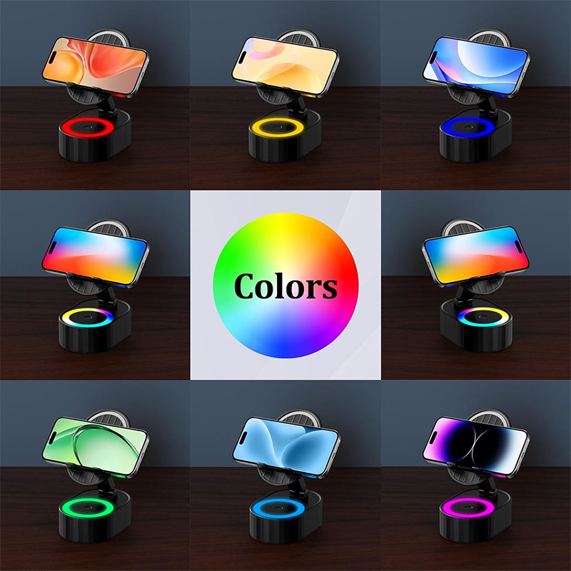 Wireless induction audio bluetooth speaker charger