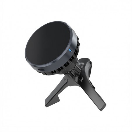 Fan cooling magnetic wireless car charger