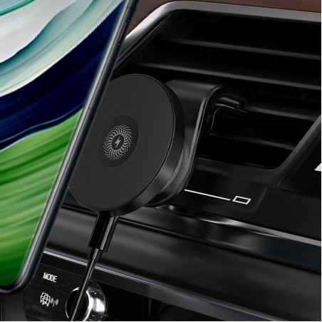 Air outlet mobile phone holder magnetic wireless car charger