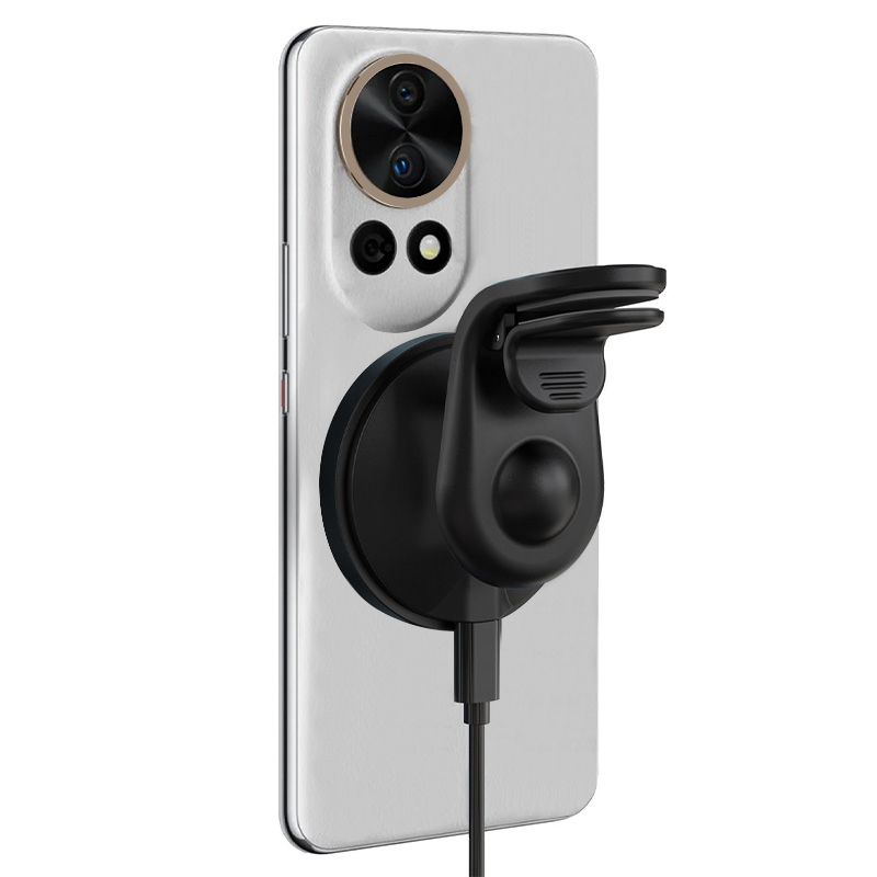 Air outlet mobile phone holder magnetic wireless car charger