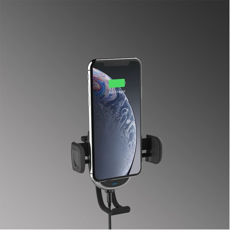 Automatic clamping fast charging car charger