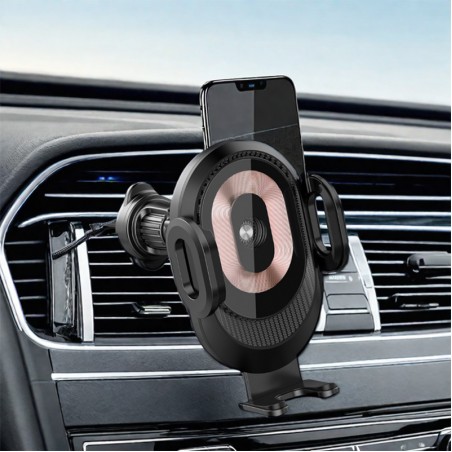 Adjustable bracket wireless car charger