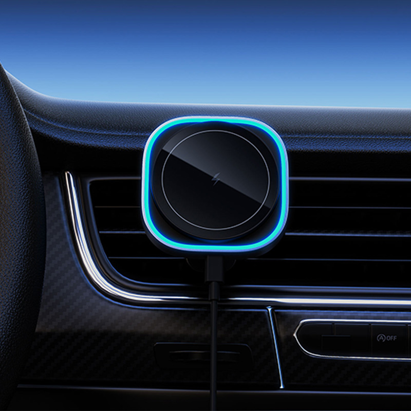 Fast magnetic air outlet wireless car charger