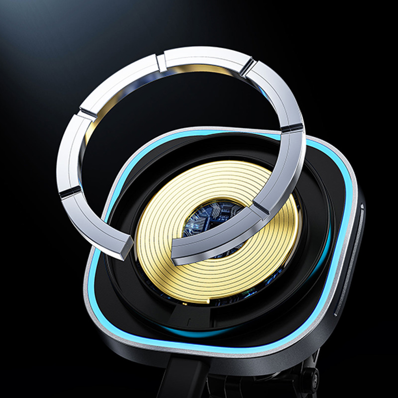 Fast magnetic air outlet wireless car charger