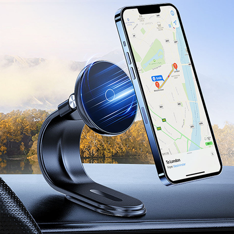 Bendable metal arm fast charging car charger