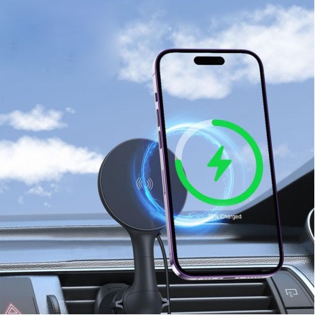 Mobile phone holder fast charging car charger