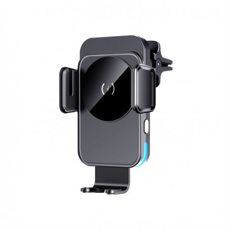 Black fast charging automatic induction car charger