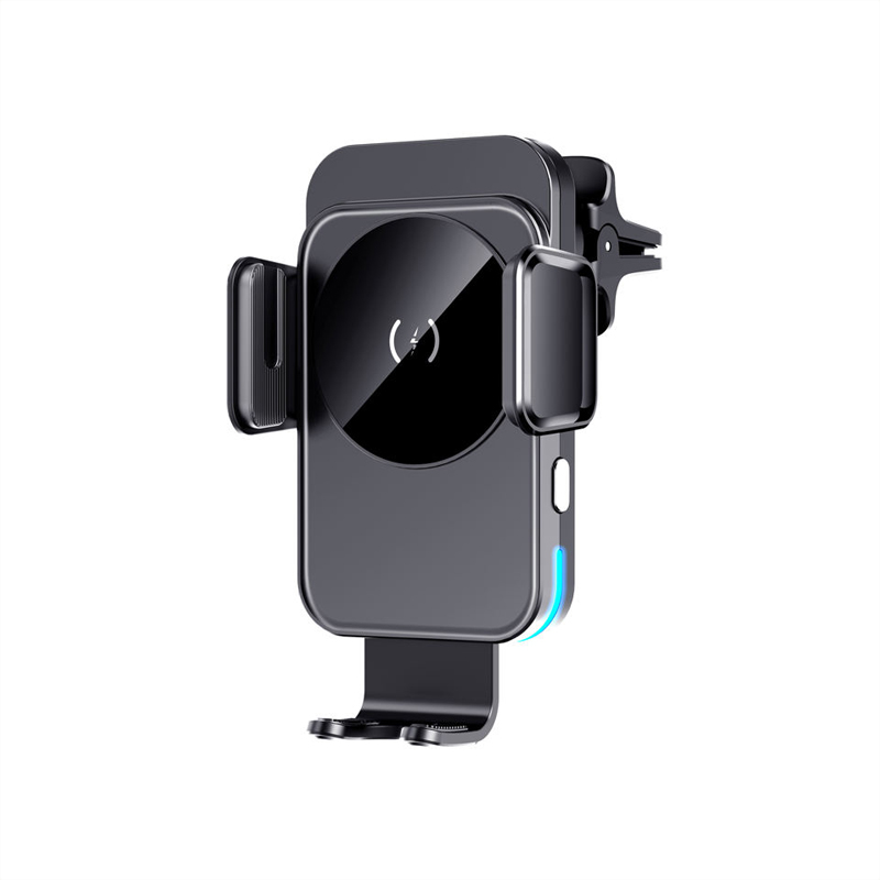 Black fast charging automatic induction car charger