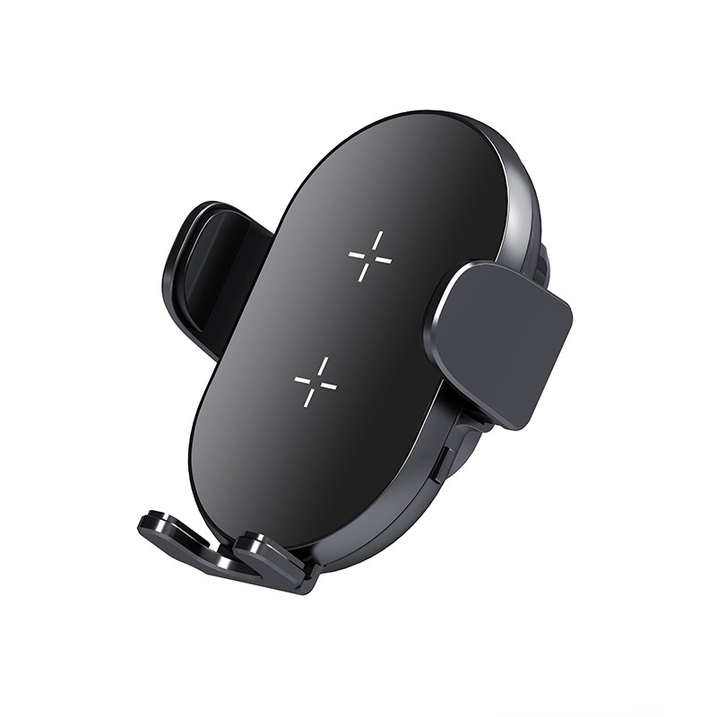 Dual coil wireless air vent clip car charger