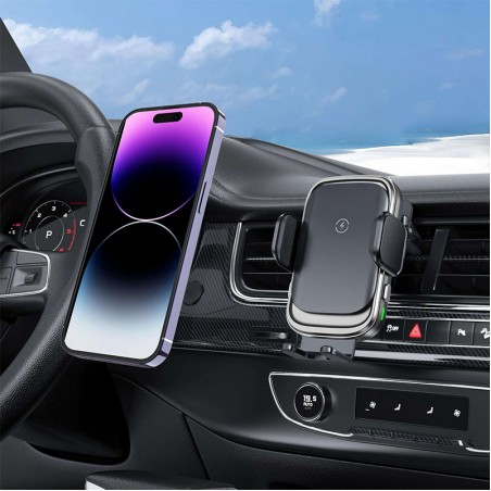 Automatic sensor wireless phone holder car charger