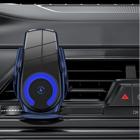 Automatic induction clamping wireless car charger