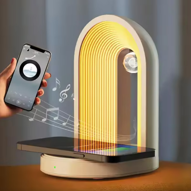 Bluetooth speaker night light multi-function wireless charger
