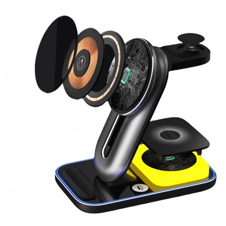 Fast charging vertical multifunctional wireless charger