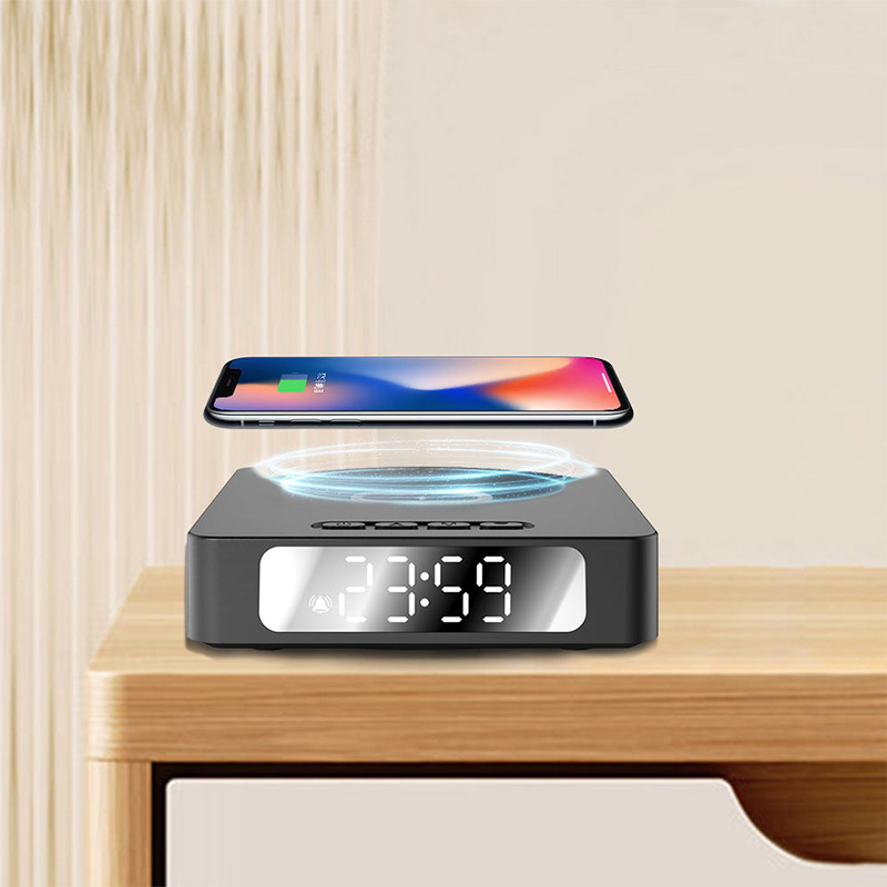 Bedside digital clock multifunctional wireless charger