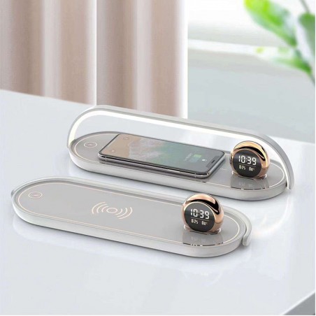 Detachable alarm clock multifunctional wireless charger