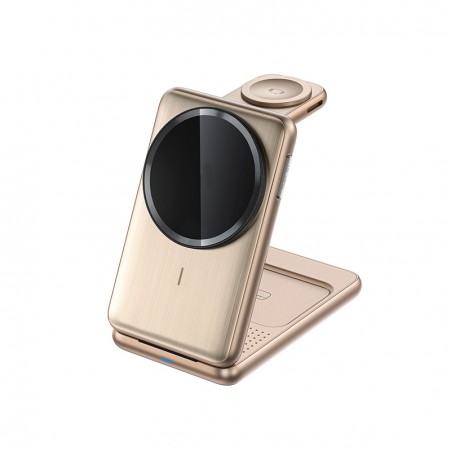 Foldable aluminum alloy multifunctional wireless charger