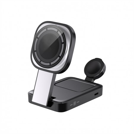 Portable magnetic multifunctional wireless charger