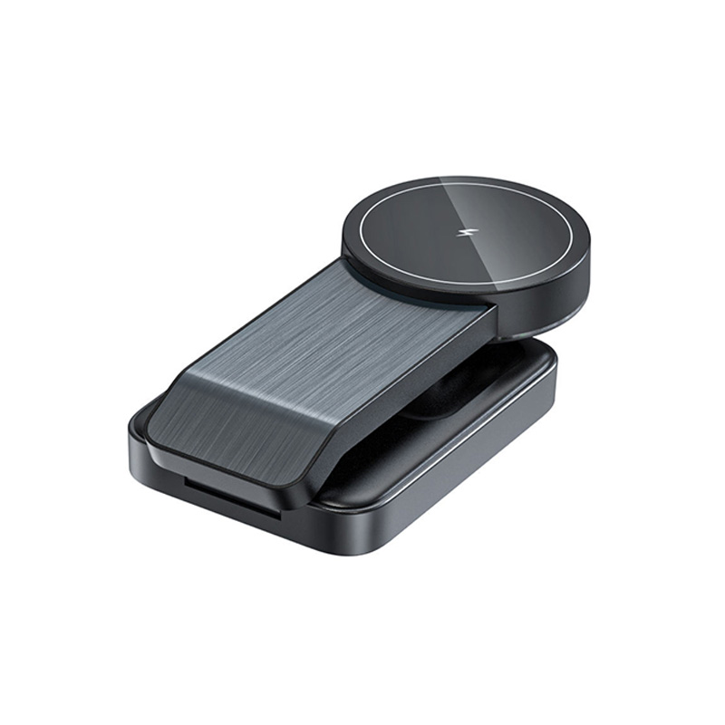 3 in 1 foldable magnetic portable charger