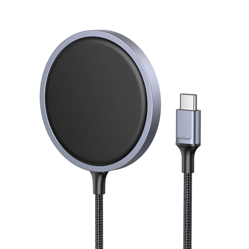 15w wireless aluminum magnetic portable charger