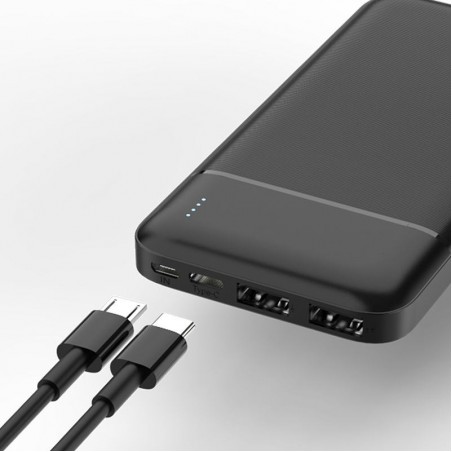 Simple 10000 mAh thin and light portable charger