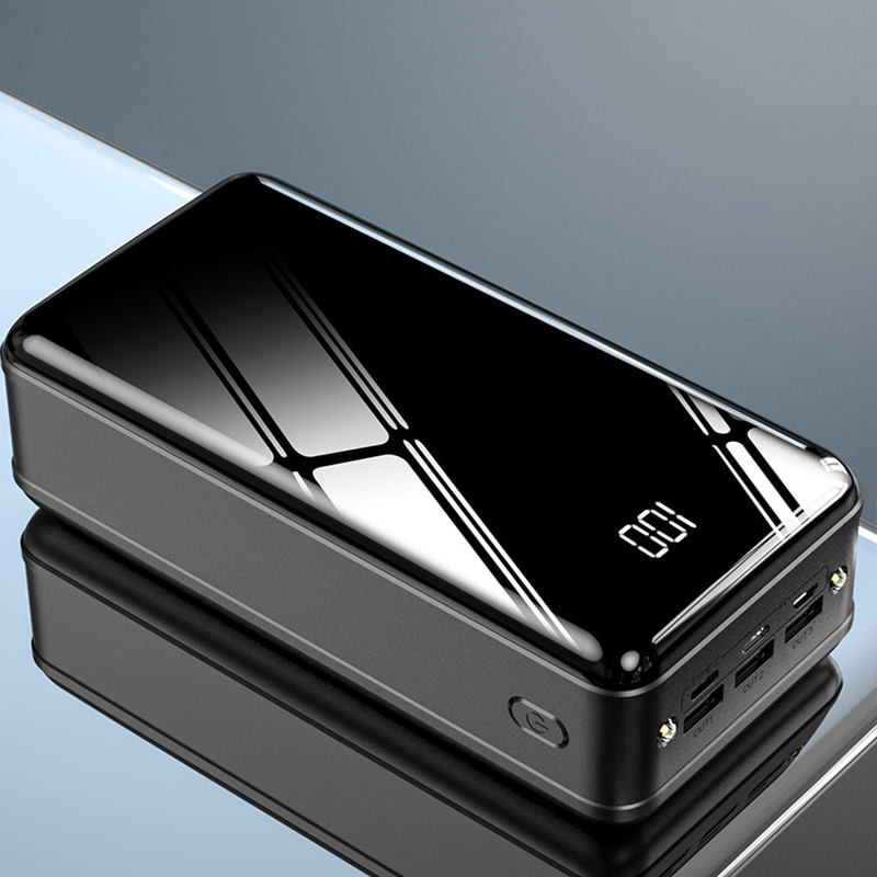Mirror large capacity fast charging portable charger