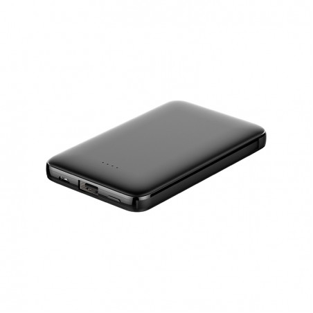 Ultra-thin alloy built-in cable portable charger