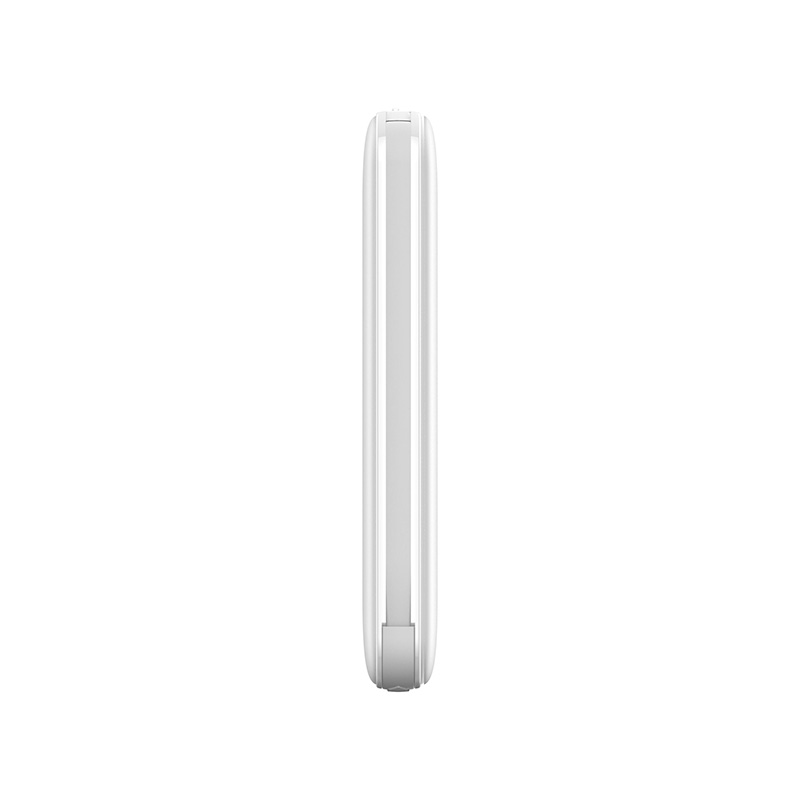 Ultra-thin alloy built-in cable portable charger