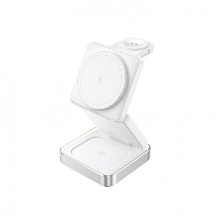 Smart 3 in 1 magnetic wireless charger with stand