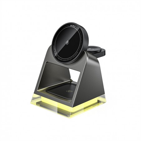 Desktop 3 in 1 wireless charger with stand