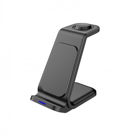 Vertical 3 in 1 magnetic wireless charger with stand
