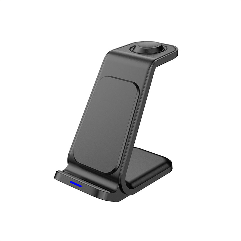 Vertical 3 in 1 magnetic wireless charger with stand