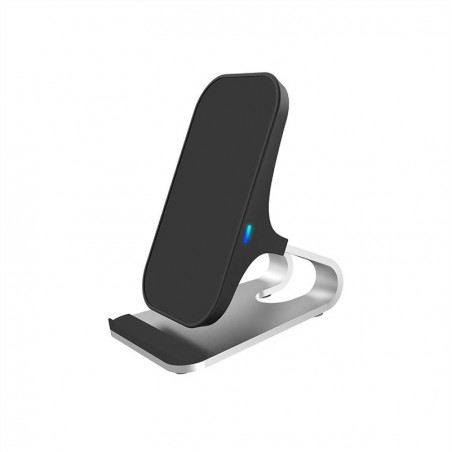 Vertical fan cooling wireless charger with stand