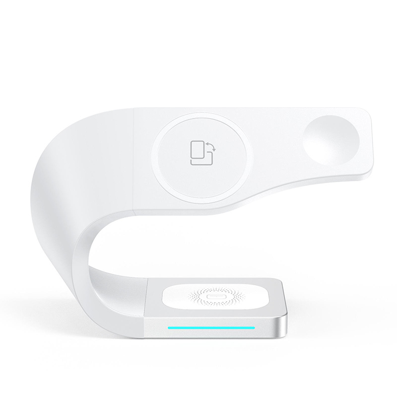 Twisted design wireless charger with stand