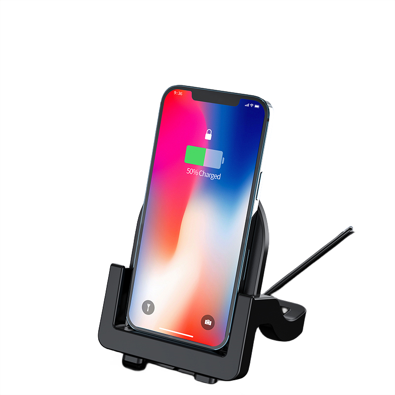 Detachable wireless charger with stand