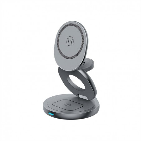 3 In 1 folding magnetic wireless charger with stand