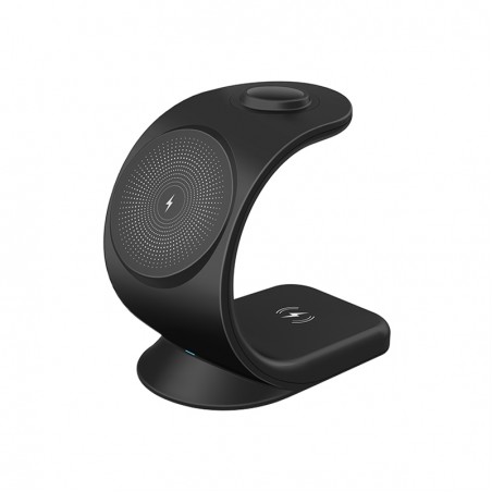 Fast charging magnetic wireless charger with stand