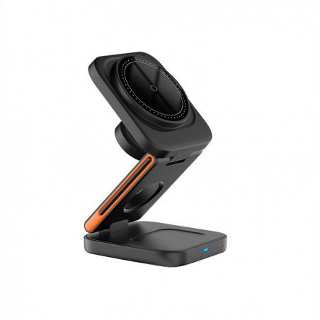 Portable foldable wireless charger with stand